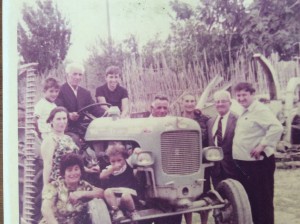 Giovanni Berardinelli with townsfolk during one of his visits to Monteferrante 