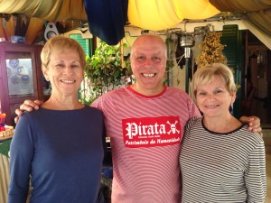 Matteo with Fran and Connie in Salerno B&B