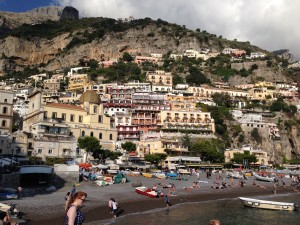 Positano in the afternoon sun