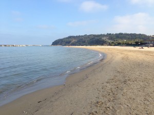 Adriatic Sea Coast and beach at Ortona