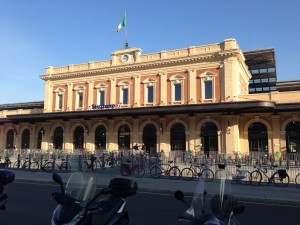 Stazione Centrale, Parma, our arrival and departure point in Parma.