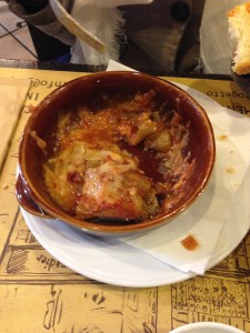 Fran’s eggplant parmegian at the Salsamenteria di Parma.