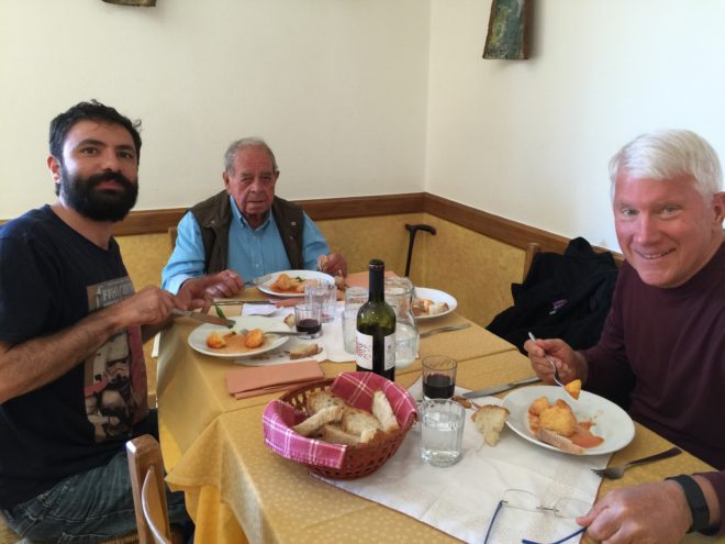 Lunch with Adolfo and Marco at Ristorante Fontana