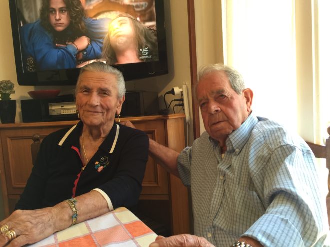 Maria and Adolfo, her brother-in-law and Grandpa's nephew