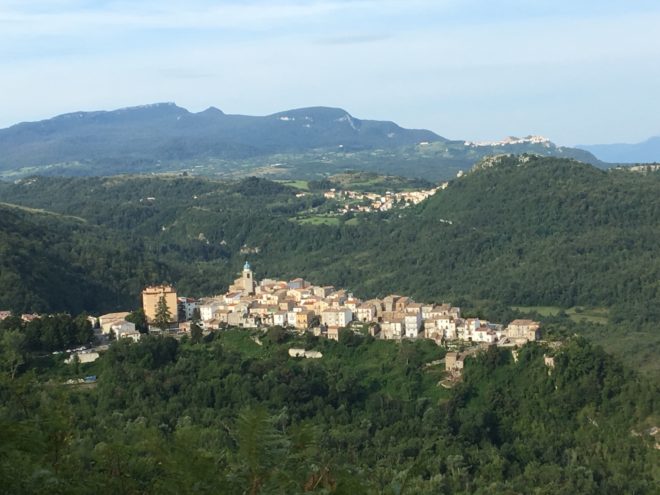 The countryside right here next to Monteferrante. That's Roio in the forefront