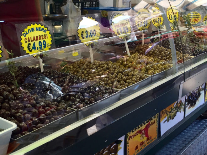 An olive stand. We bought just a few and they were wonderful.