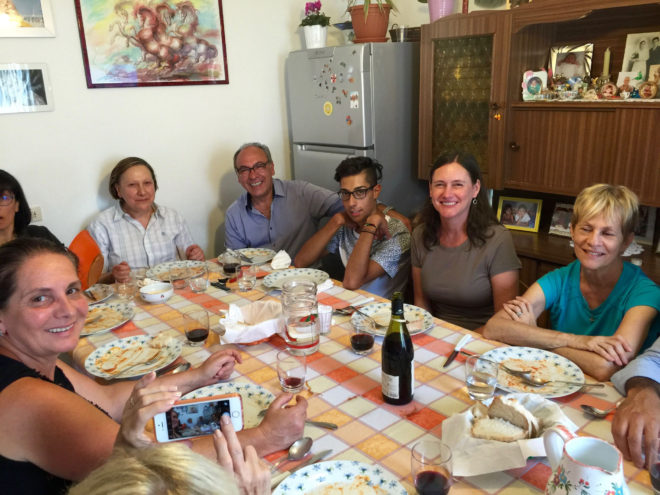 Silvana, Vincenzo, Simone and Juli certainly enjoyed the meal.