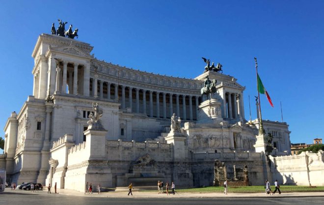 Monument to Vittorio Emanuele II on Piazza Venezia