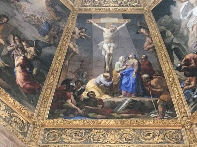 Artwork in the Chapel of the Princes - the Mausoleum of the Medici Family.