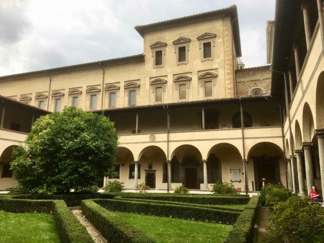 The Great Cloister of the Church of San Lorenzo.