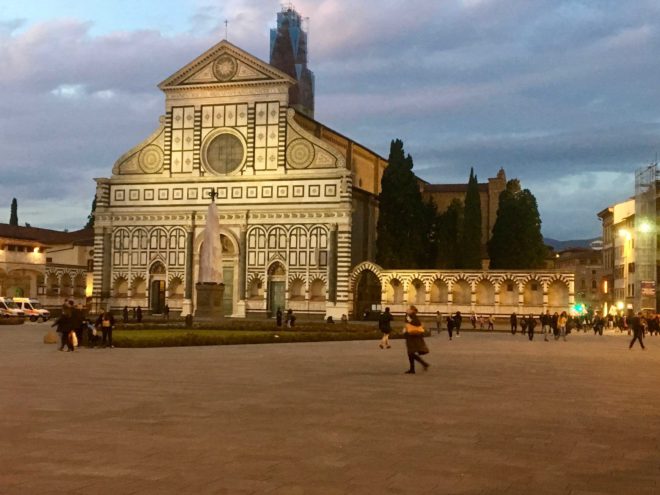 Church of Santa Maria Novella early evening.