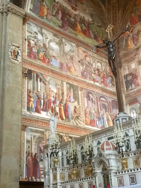 Wall to the left of the altar - just amazing.