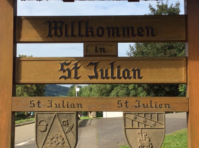 St. Julian Welcome Sign