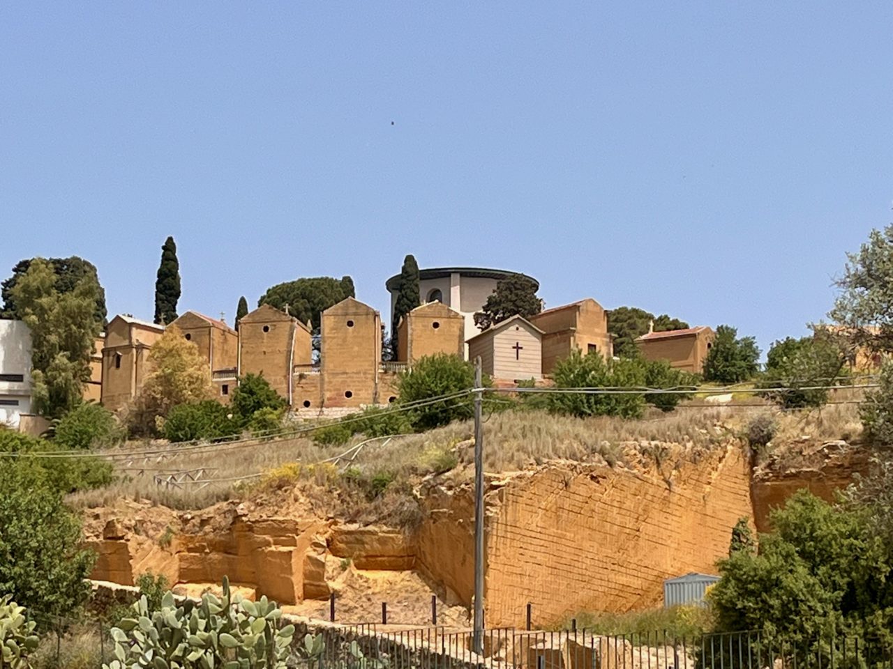 cemetery on hill